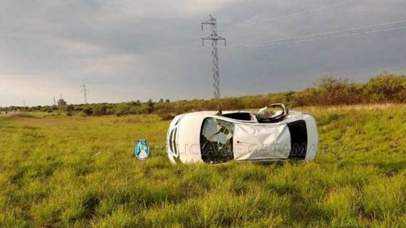 Volcó un auto en la ruta 157 y murió una mujer
