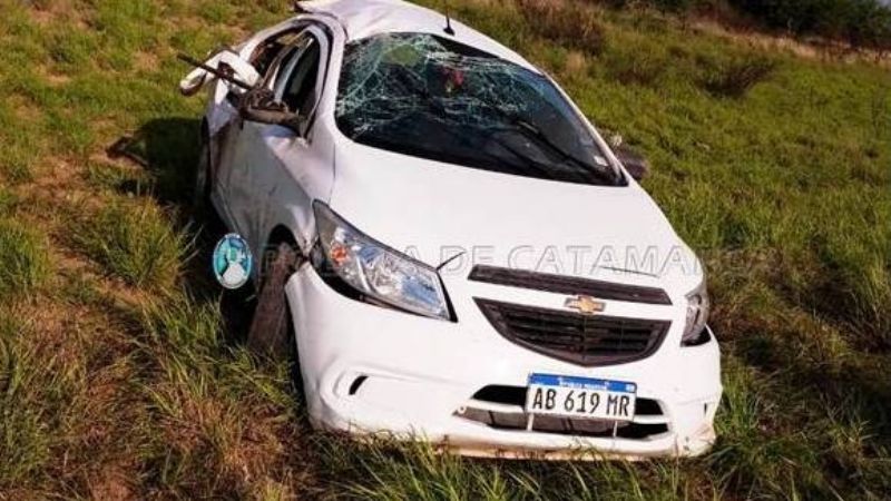 Volcó un auto en la ruta 157 y murió una mujer