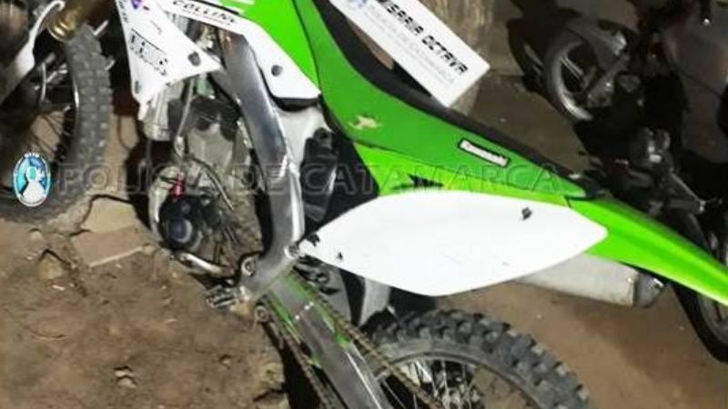 Recuperan una moto robada en el norte de la Capital
