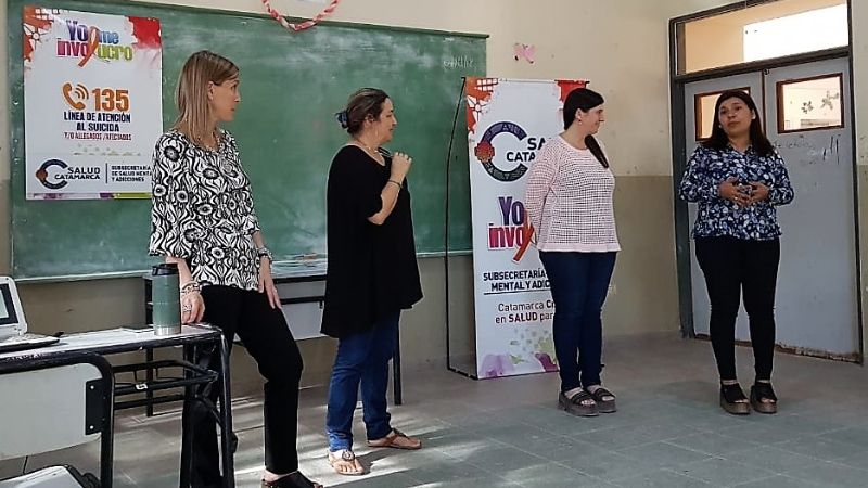 Capacitaron sobre consumo problemático de sustancias en Recreo