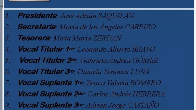 Conformaron Asociación Civil "Doña María La Panadera"