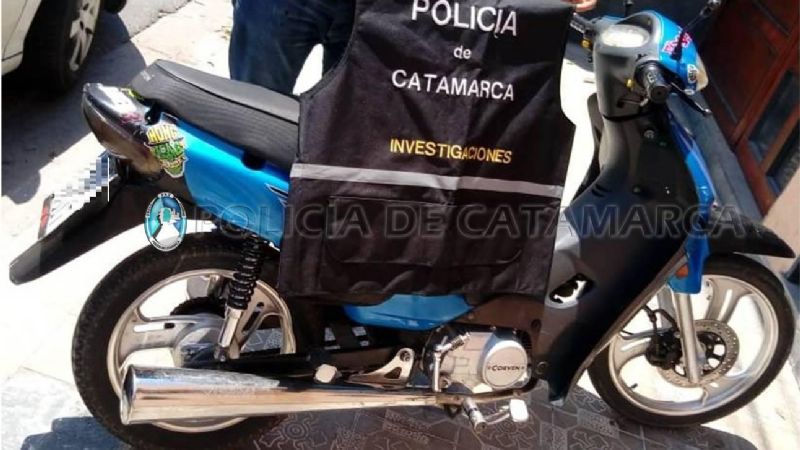 Recuperaron otra moto robada
