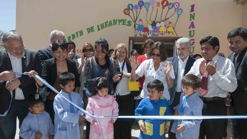 La Gobernadora Corpacci inauguró obras en Fiambalá
