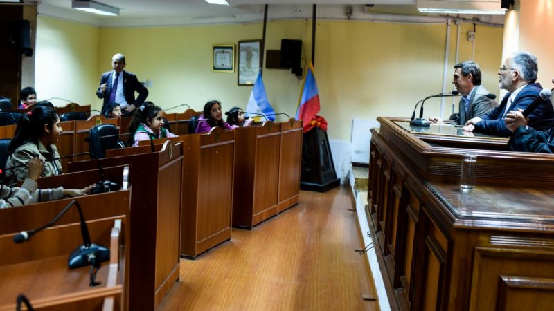 Alumnos de Colpes visitaron la Legislatura