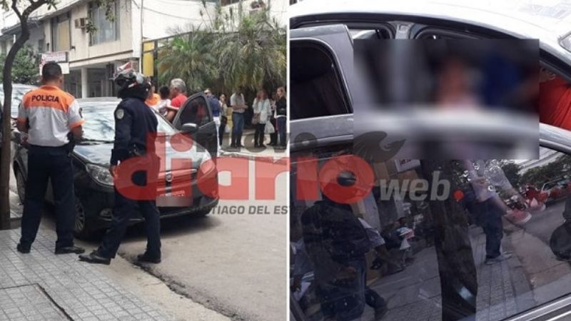 Dejó a sus hijitos encerrados en el auto para hacer trámites y casi lo linchan