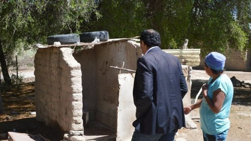 Avanza programa de erradicación de baños letrinas