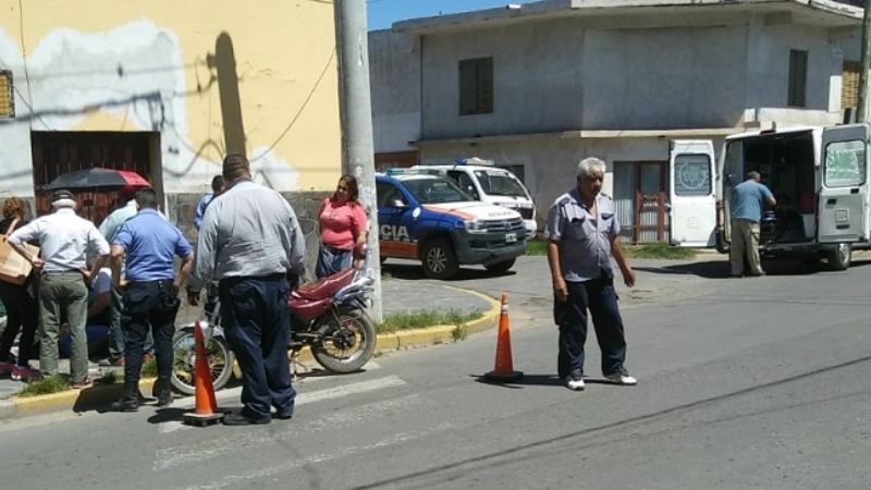 Derrapó y se golpeó