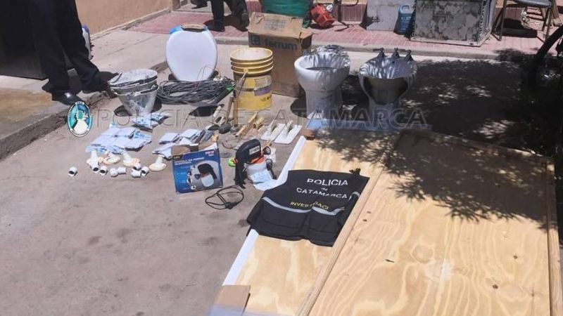 Tras un registro domiciliario, recuperan elementos robados en Valle Viejo