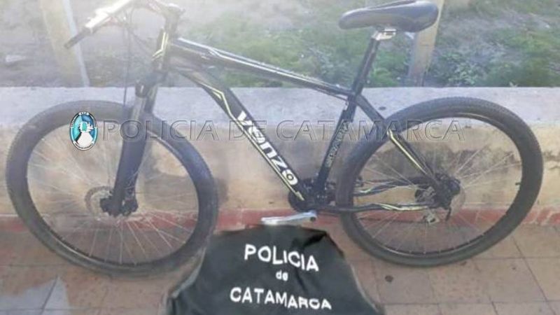 Recuperan una bicicleta robada en la Capital