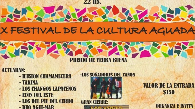 Se viene el 10° Festival de la Cultura Aguada en Ancasti