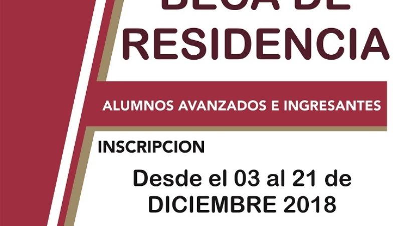 Becas Comedor para Avanzados 2019