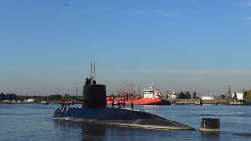 Detectaron un objeto que podría ser el ARA San Juan a 800 metros de profundidad