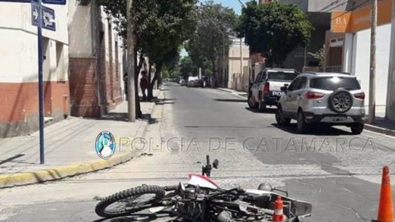 Choque en esquina céntrica