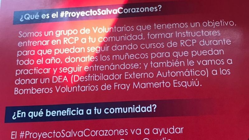 Capacitan a instructores, aspirantes de bomberos y a la comunidad sobre RCP