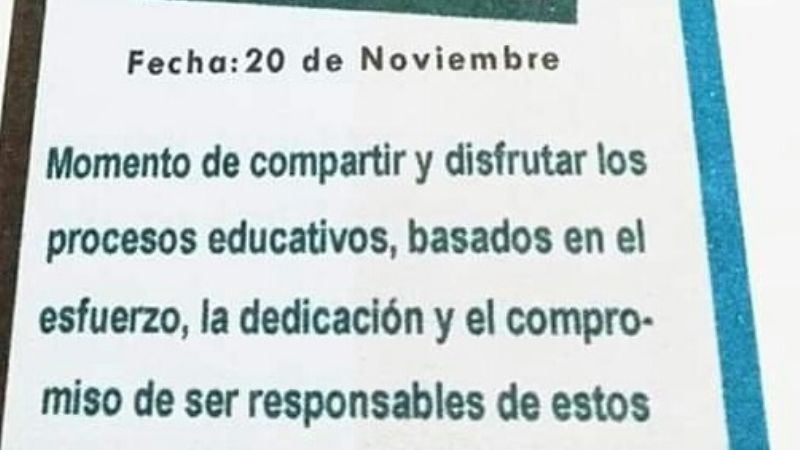 Muestra Anual de Escuela de El Alto