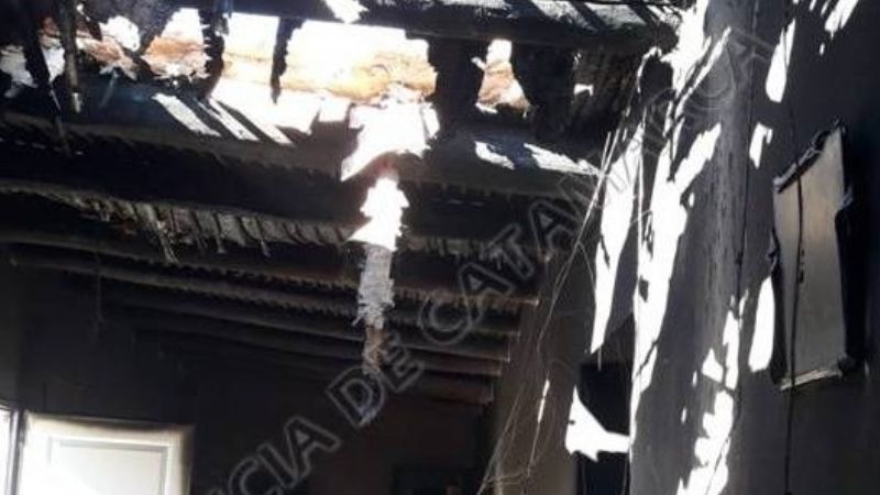 Importantes daños en una vivienda tras un incendio