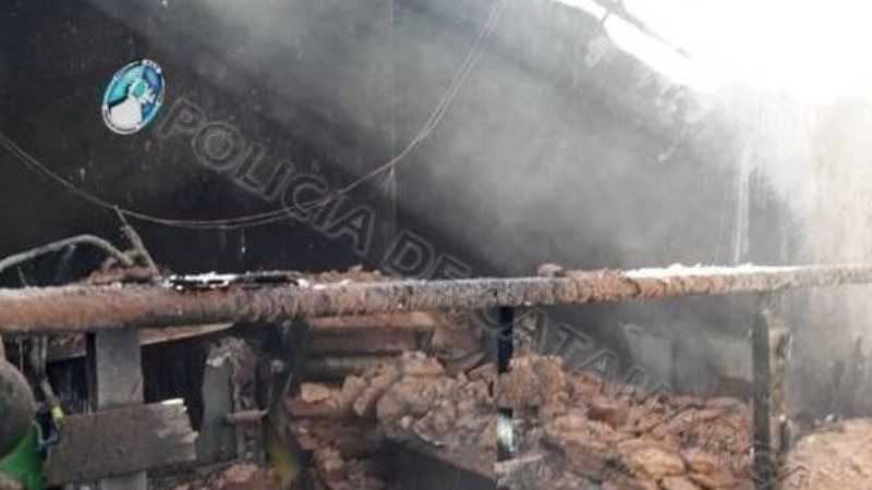 Importantes daños en una vivienda tras un incendio