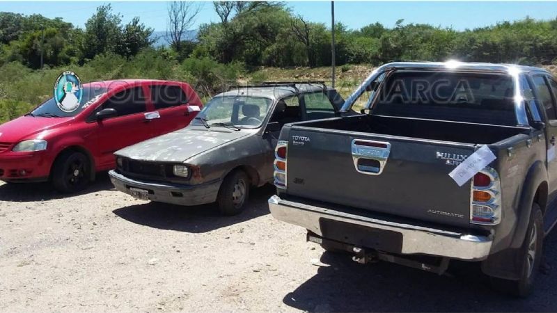 Secuestran 34 vehículos y aprehenden a un hombre en Capayán