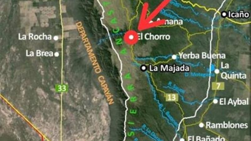 El chorro de Ancasti, un lugar para conocer