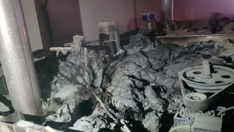 Bomberos apagaron un incendio en una panadería