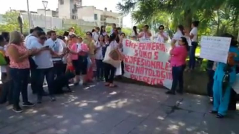 Movilización de enfermeras en su día