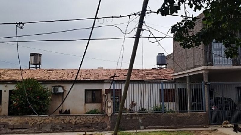 Imágenes del paso de la tormenta de viento, tierra y agua