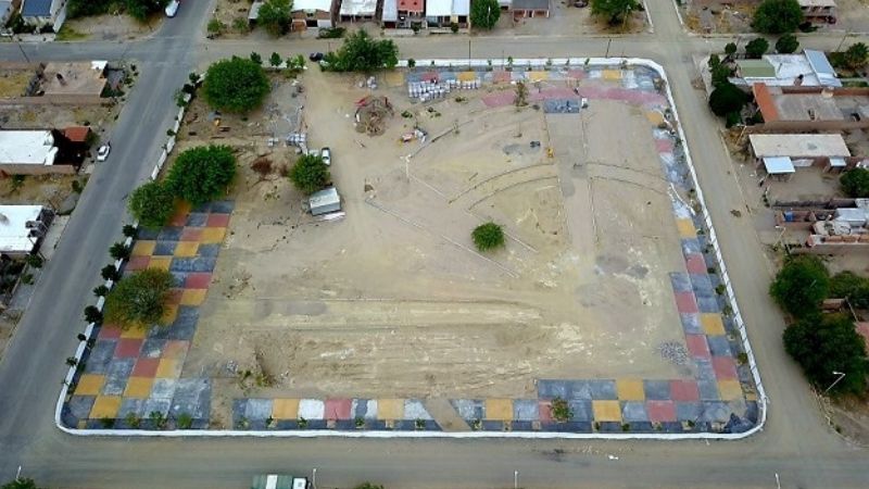 Sánchez recorrió obras en ejecución