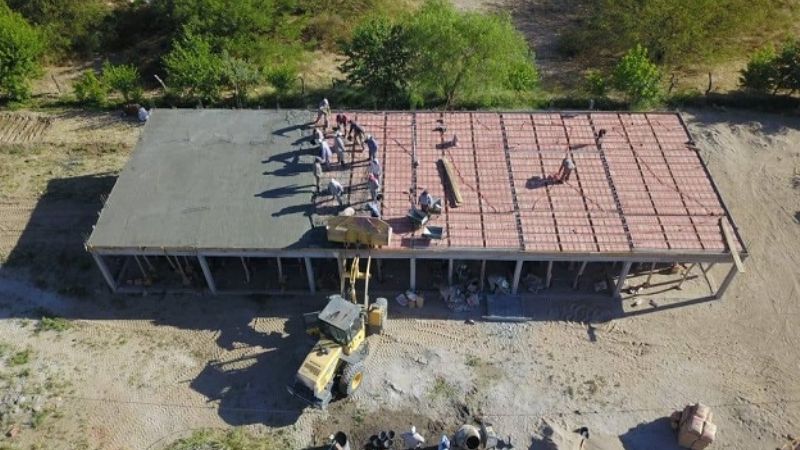 Sánchez recorrió obras en ejecución