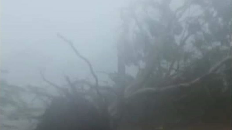 Fuerte temporal en Lucio V. Mansilla