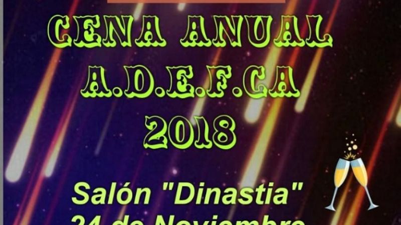 AdefCa realiza este sábado su Cena Anual 2018