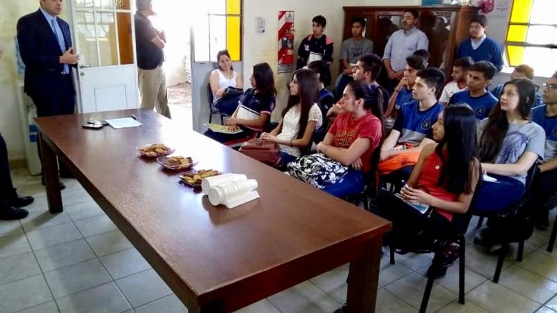 Alumnos de la ENET N°1 visitaron la EC SAPEM