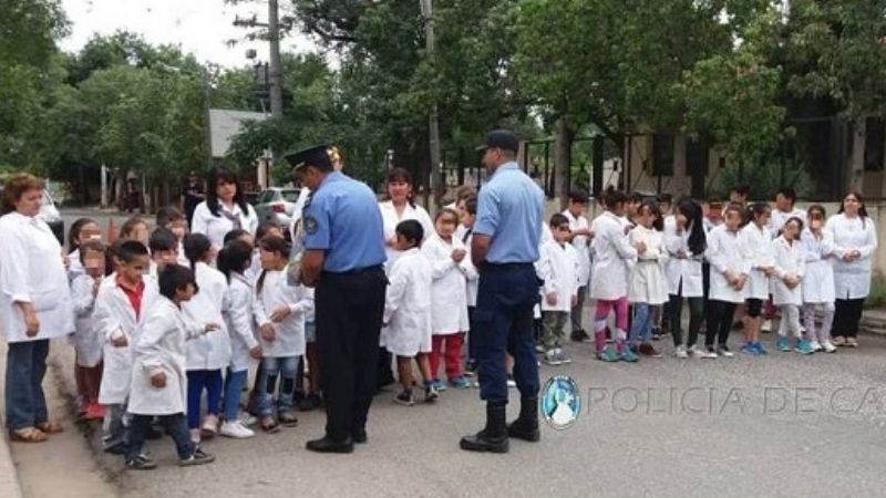 La Virgen del Valle visitó distintas dependencias policiales