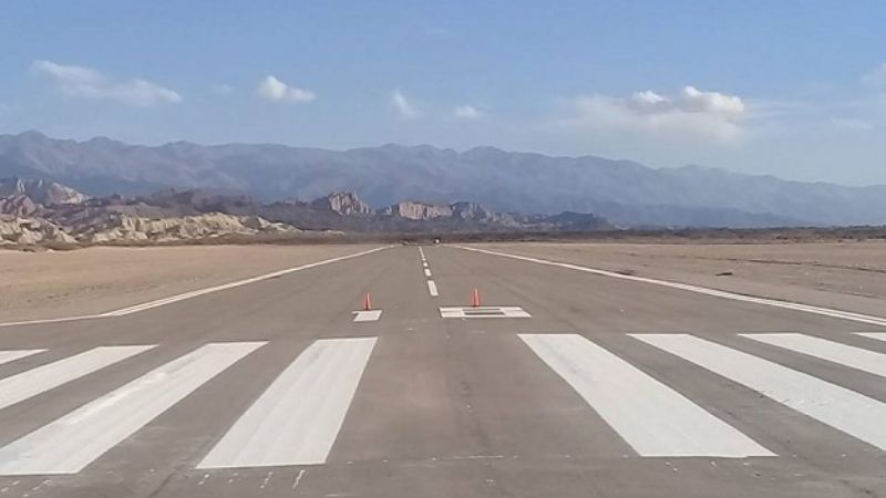Santa María vuelve a contar con pista de aterrizaje
