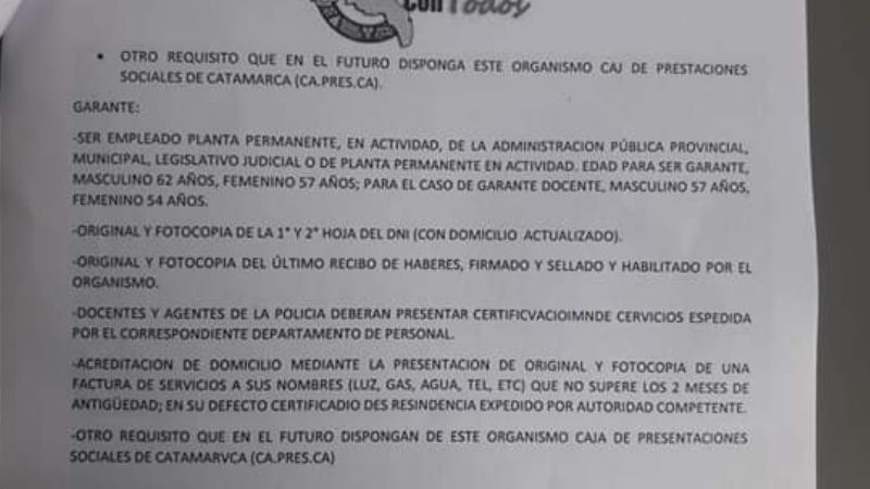 "Catamarca con todos” llega a El Alto