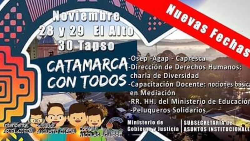 "Catamarca con todos” llega a El Alto