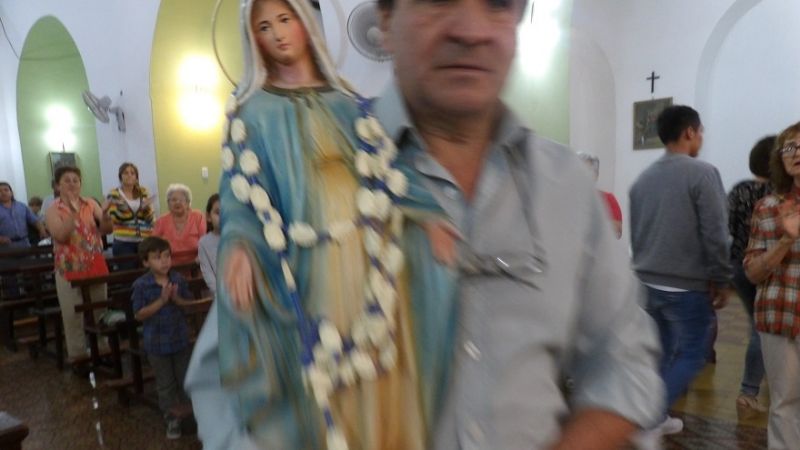 En la Vista Larga se honró a la Virgen de la Medalla Milagrosa