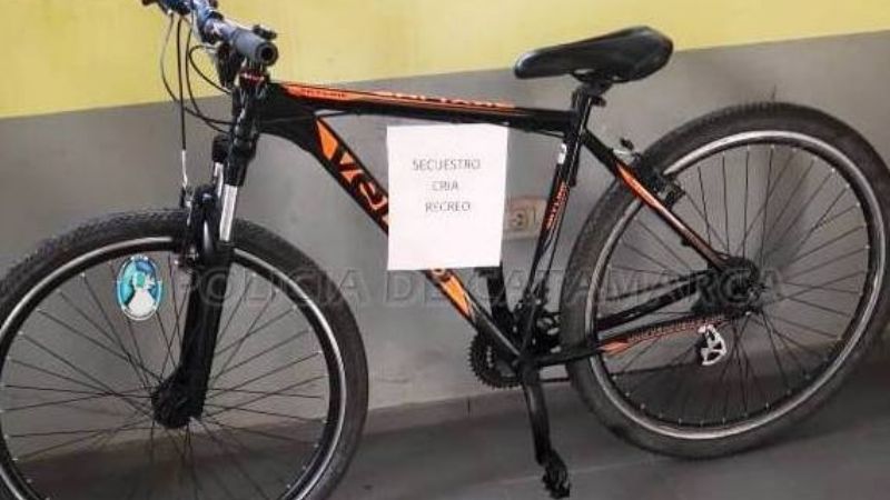 Recuperan en Recreo, una bici robada