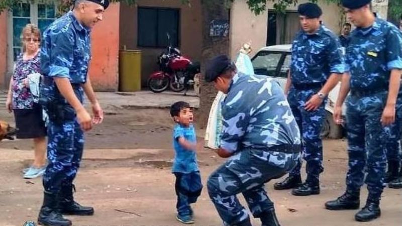 Continúa la visita de la Virgen del Valle a dependencias policiales