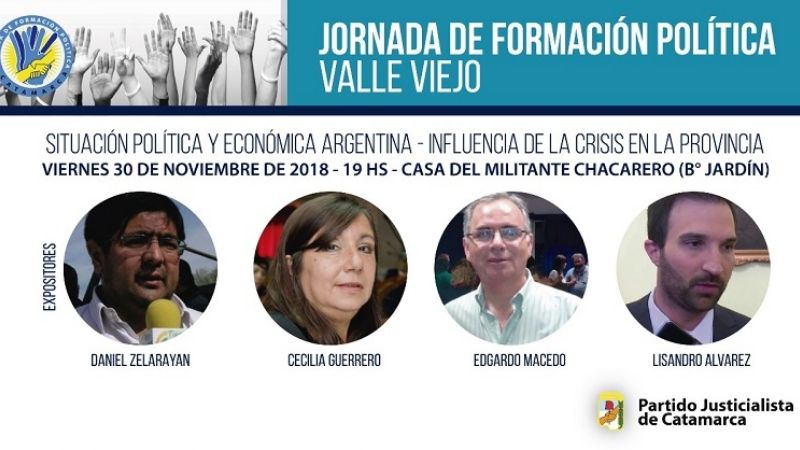 PJ: Jornada de Formación Política en Valle Viejo