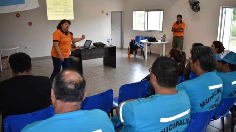 Capacitación en Chumbicha para la creación de la Defensa Municipal