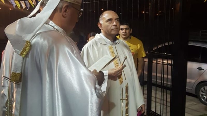 Procesión de la Virgen de la Medalla Milagrosa en el sur