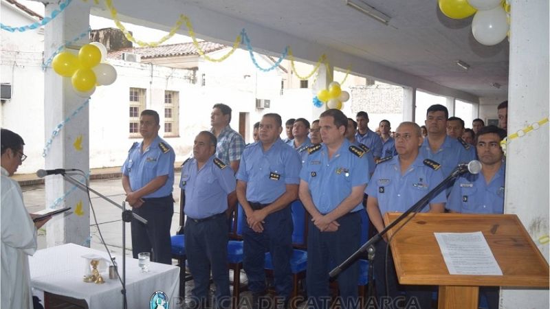La Virgen del Valle visitó la Jefatura de Policía