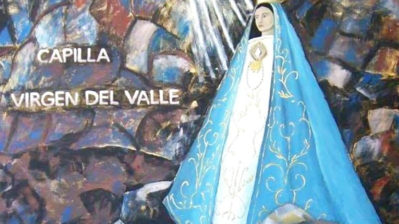 Traslado de la Imagen de la Virgen del Valle a la capilla del barrio San Martín
