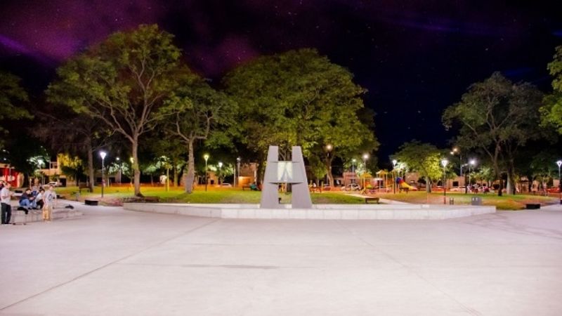 Se inaugura la remodelación  de la plaza Virgen del Valle