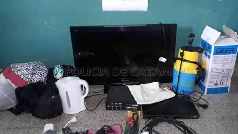 Recuperan elementos robados