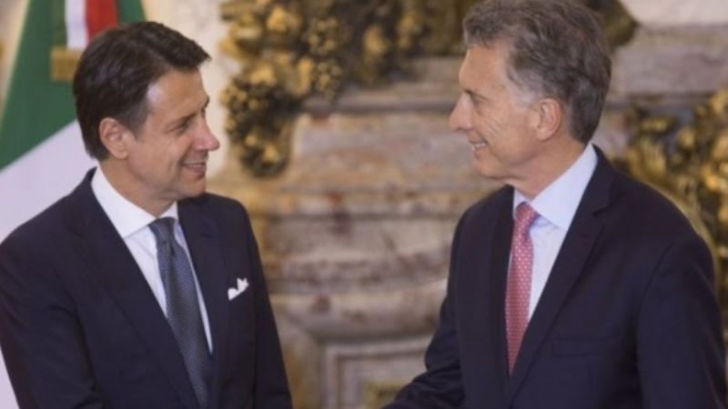 Macri se reunió con el primer ministro de Italia
