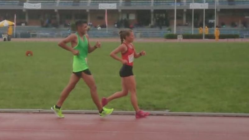 Moreyra con Bronce y récord provincial de Marcha