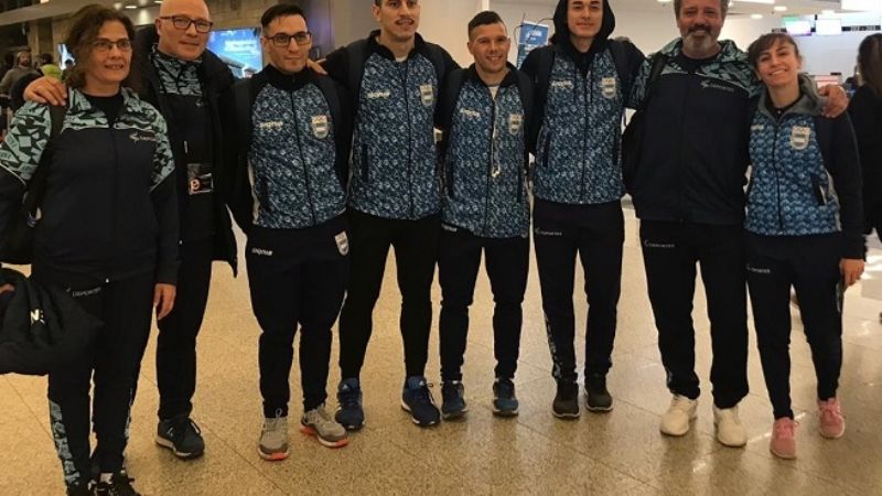 Carrizo en el Karate World Championships de Madrid