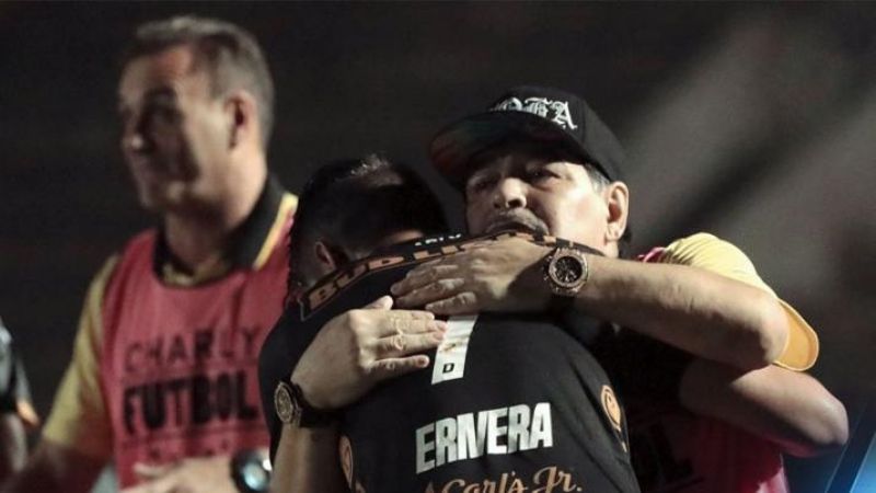 Triunfo y clasificación a la liguilla para Los Dorados de Maradona