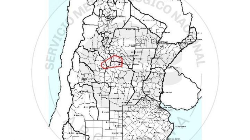 Alerta por fuertes tormentas